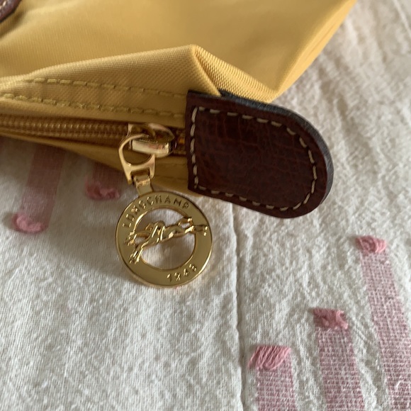 Longchamp Le Pliage small mustard yellow original bag - Picture 3 of 9